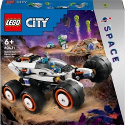 Weltraum-Rover mit Außerirdischen