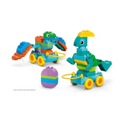 Town Dinos auf Rädern 3-in-1-Set