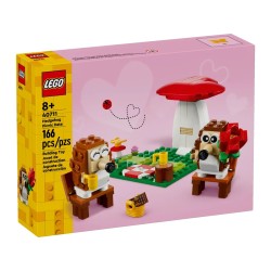 Igel und ihr Picknick-Date