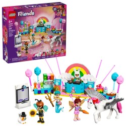 Kostümparty mit Einhorn und Fee