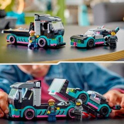 Autotransporter mit Rennwagen