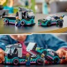 Autotransporter mit Rennwagen