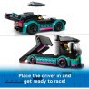 Autotransporter mit Rennwagen