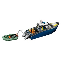 Verfolgungsjagd im Polizeiboot