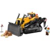 Gelber Bulldozer mit Frontlader