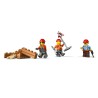 Gelber Bulldozer mit Frontlader