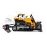 Gelber Bulldozer mit Frontlader