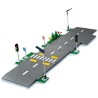 Straßenkreuzung mit Ampeln