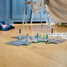 Straßenkreuzung mit Ampeln