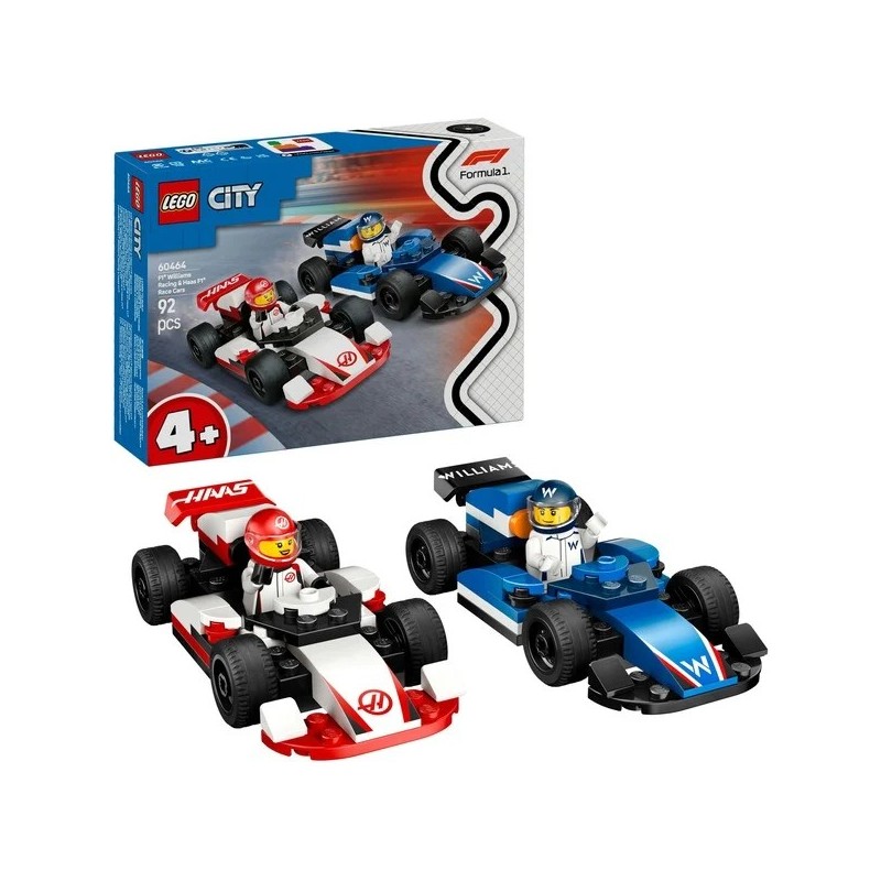 F1 Williams Racing und Haas F1 Rennautos