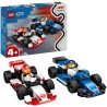 F1 Williams Racing und Haas F1 Rennautos