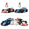 F1 Williams Racing und Haas F1 Rennautos
