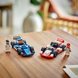 F1 Williams Racing und Haas F1 Rennautos