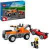 Abschleppwagen mit Sportauto
