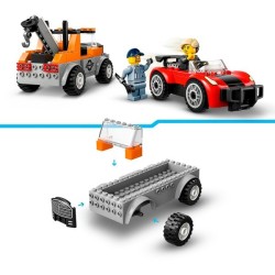Abschleppwagen mit Sportauto