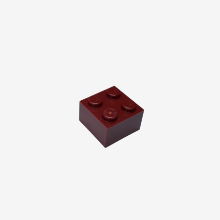 3003 Brick 2x2 - Dark Red