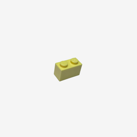 3004 Brick 1x2 - Bright Light Yellow