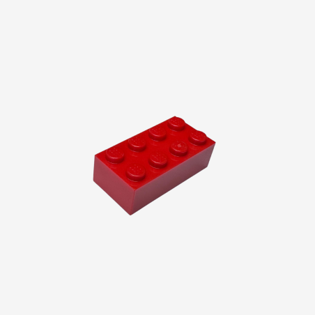 3001 Brick 2x4 - Red