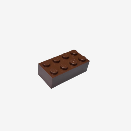 3001 Brick 2x4 - Reddish Brown
