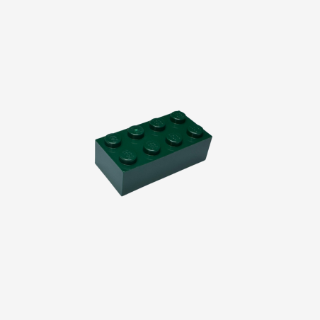 3001 Brick 2x4 - Dark Green