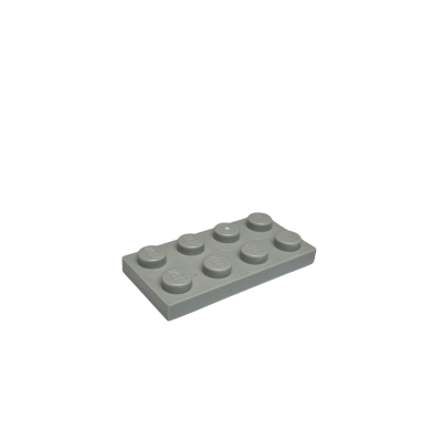 3020 Plate 2x4 - Light Bluish Gray