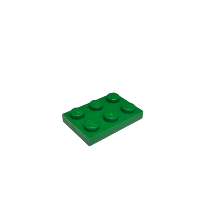 3021 Plate 2x3 - Green