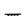 2926 Plate Modified 1x4 with Wheels Holder - Black