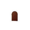 94161 Shutter for Window 1x2 x 2 2/3 with Rounded Top - Reddish Brown