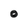 87697 Tire 21mm D. x12mm - Offset Tread Small Wide, Band Around Center of Tread - Black