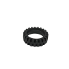 61254 Tire 24mm D. x7mm Offset Tread - Band Around Center of Tread - Black