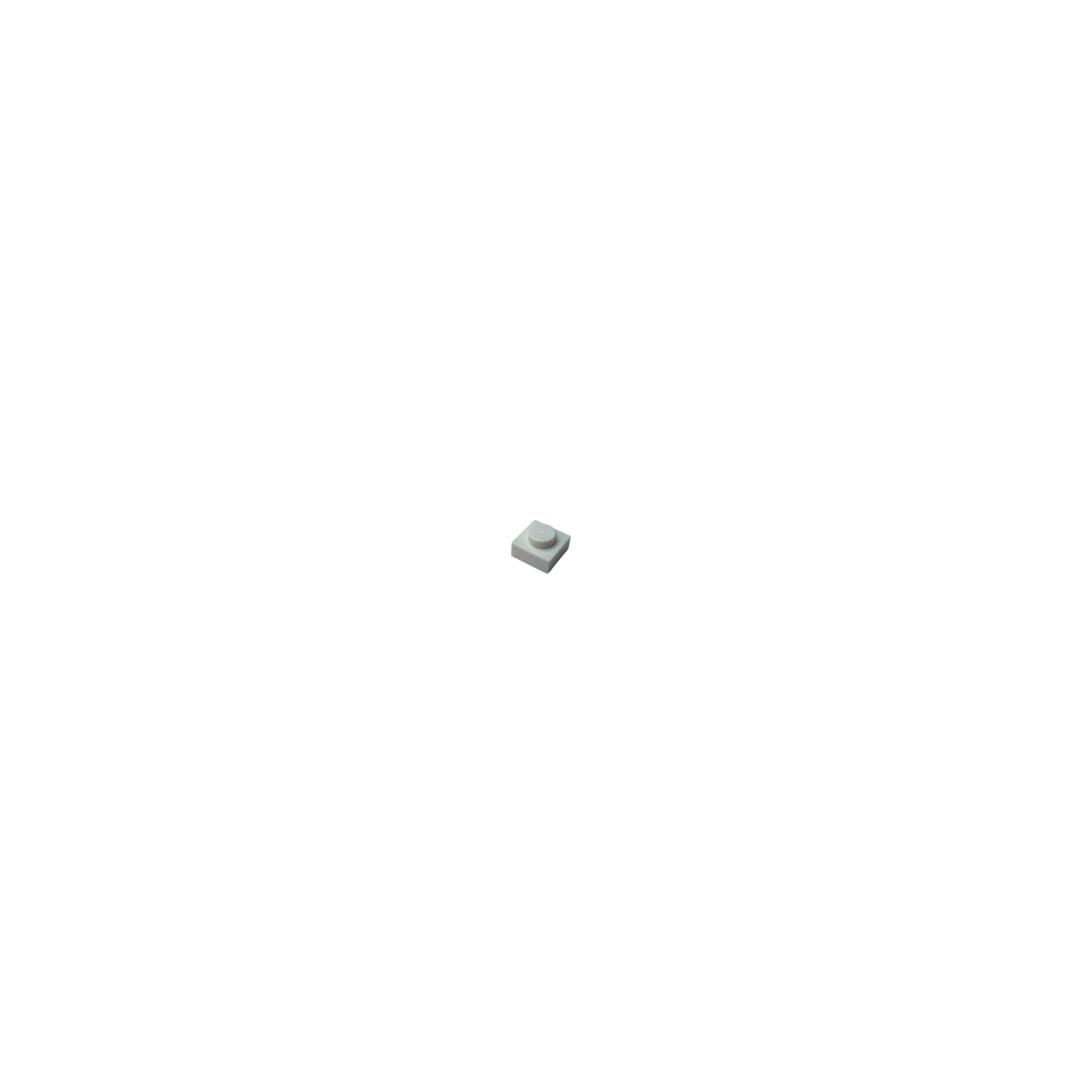 3024 Plate 1x1 - White