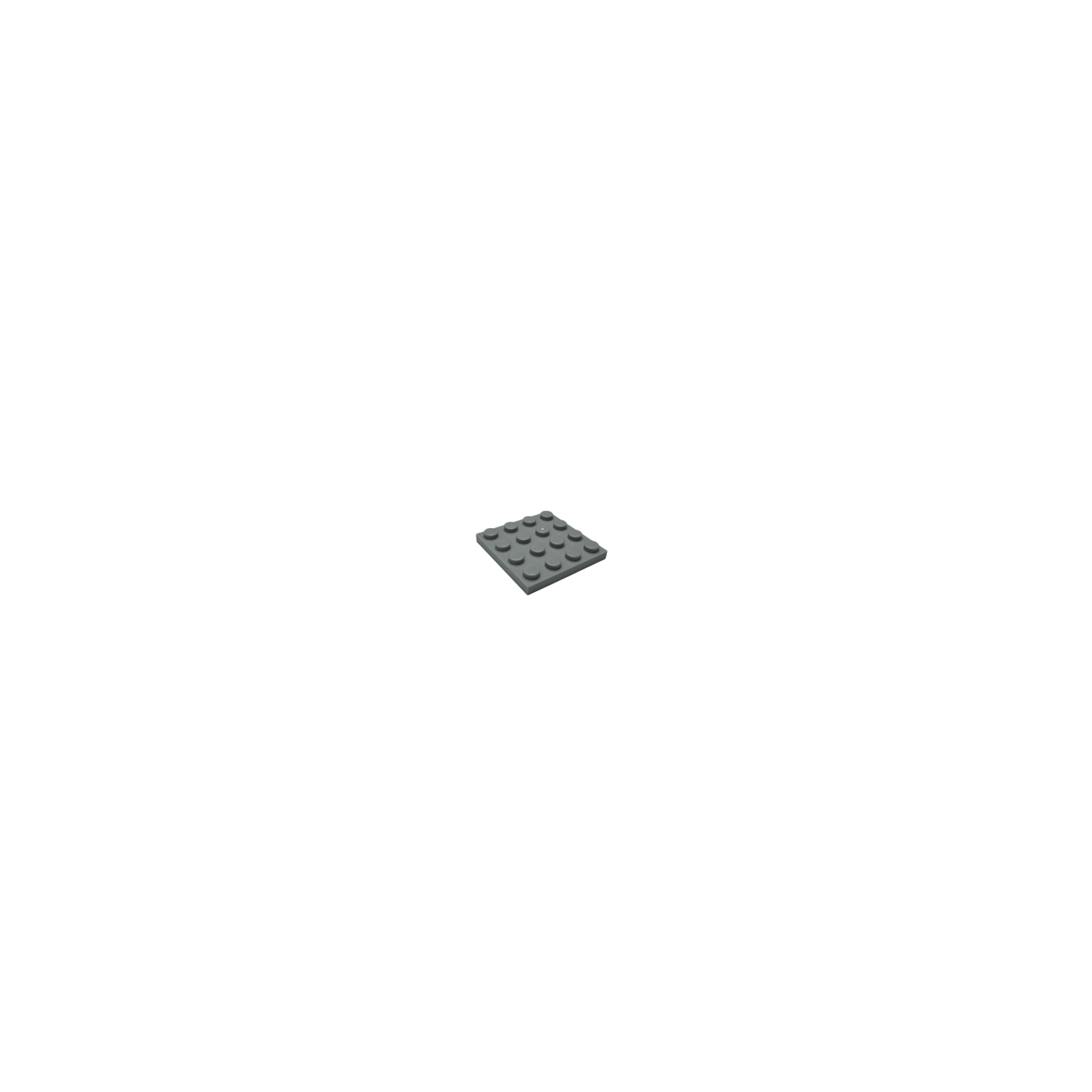 3031 Plate 4x4 - Light Bluish Gray