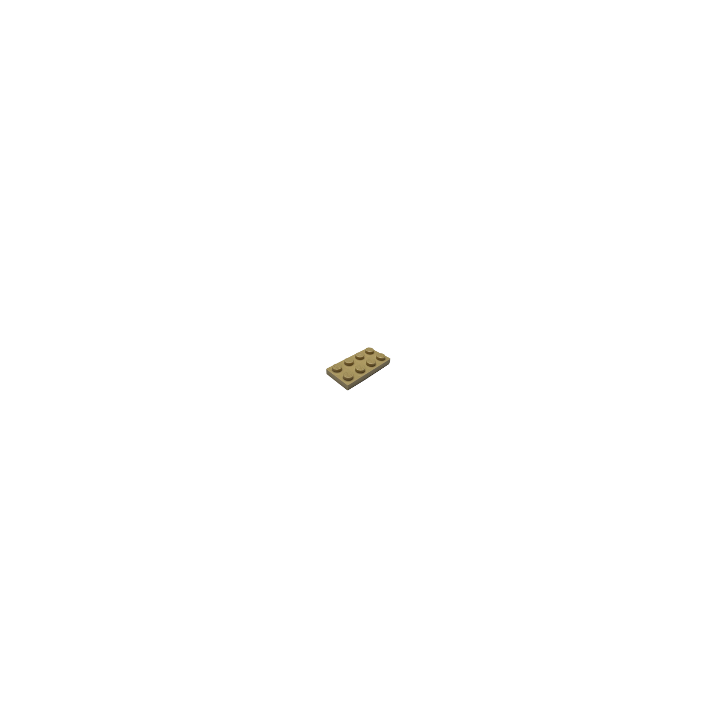 3020 Plate 2x4 - Tan