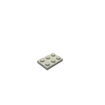 3021 Plate 2x3 - White