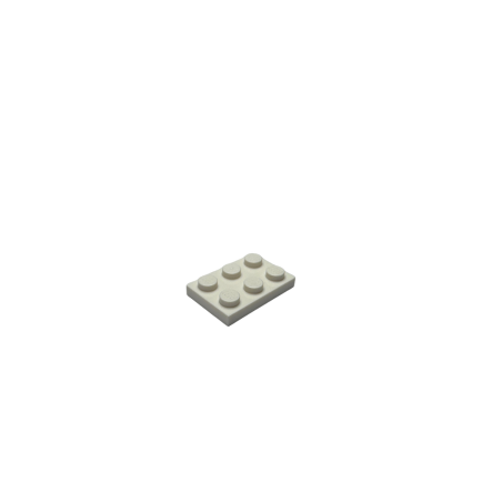 3021 Plate 2x3 - White