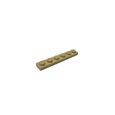 3666 Plate 1x6 - Tan
