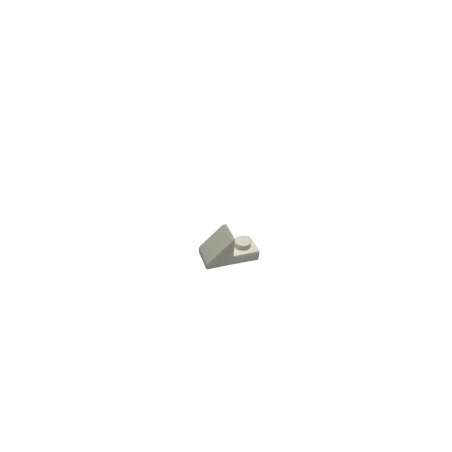 92946 Slope 45 2x1 with 2/3 Cutout - White