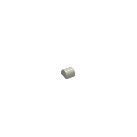 49307 Slope Curved 1x1 x 2/3 Double - White