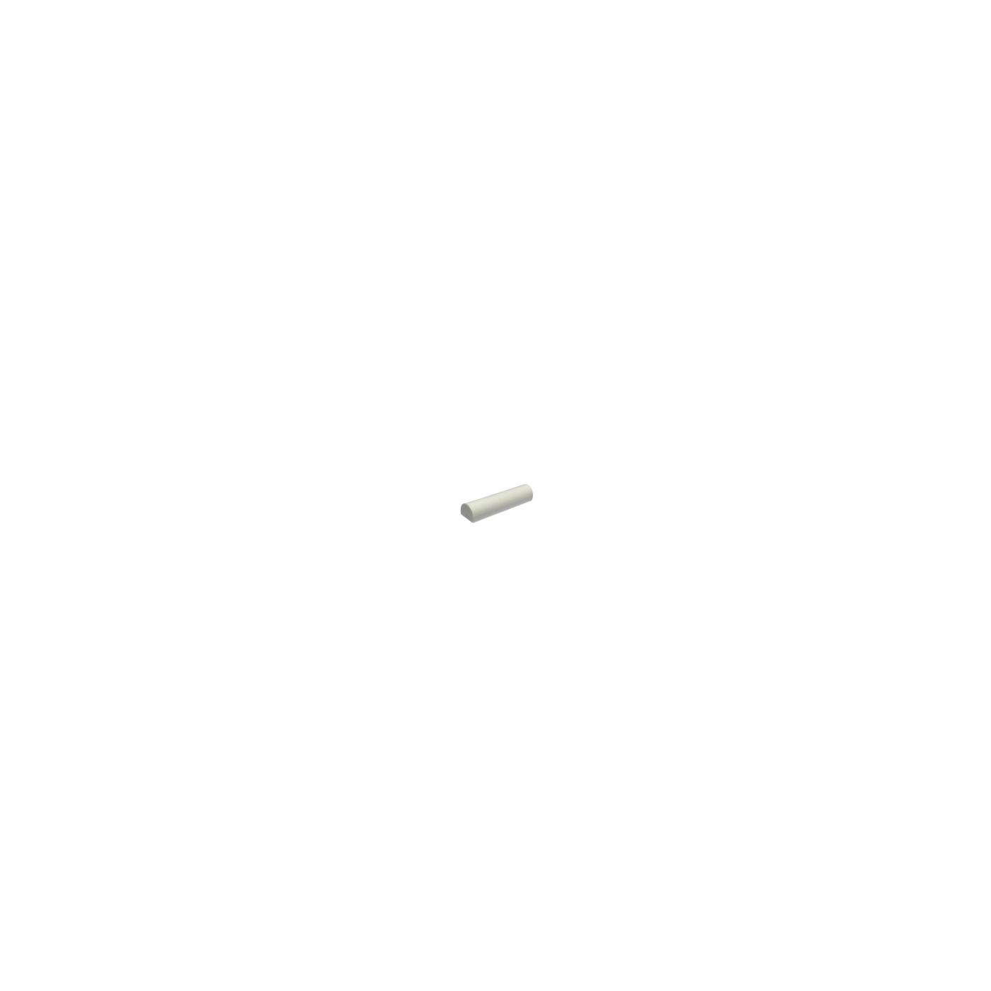 79756 Slope Curved 1x4 x 2/3 Double - White