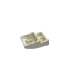 24309 Slope, Curved 3x2 - White