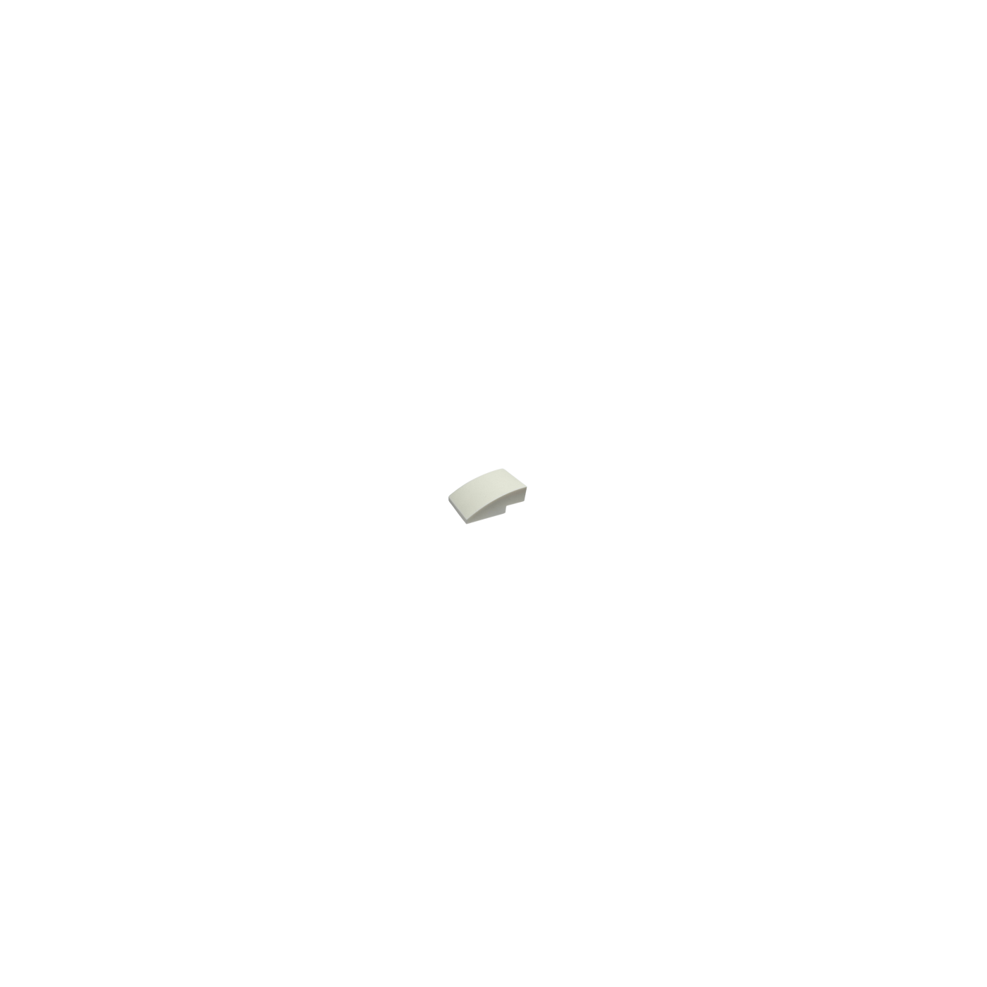 24309 Slope, Curved 3x2 - White