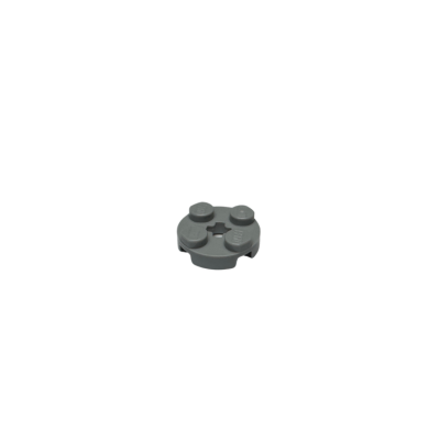 4032 Plate Round 2x2 with Axle Hole - Light Bluish Gray