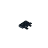 60470b Plate Modified 1x2 with 2 Open O Clips (Horizontal Grip) - Black