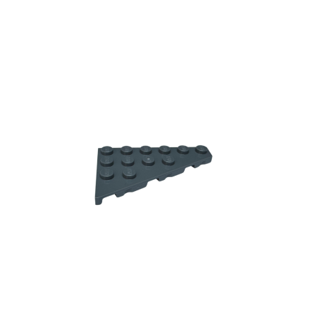 48205 Plate Wedge 6x4 Right - Dark Bluish Gray
