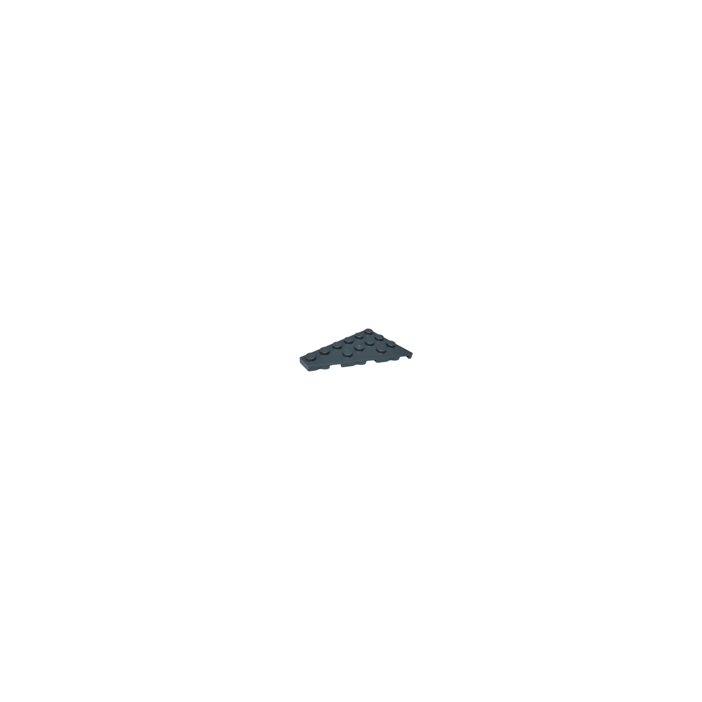 48208 Plate Wedge 6x4 Left - Dark Bluish Gray