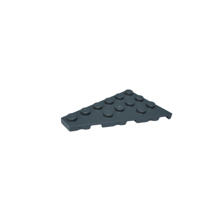 48208 Plate Wedge 6x4 Left - Dark Bluish Gray