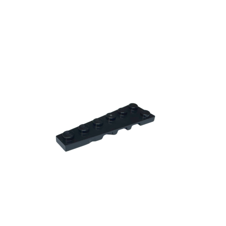 78443 Plate Wedge 6x2 Left - Black