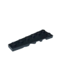 78443 Plate Wedge 6x2 Left - Black