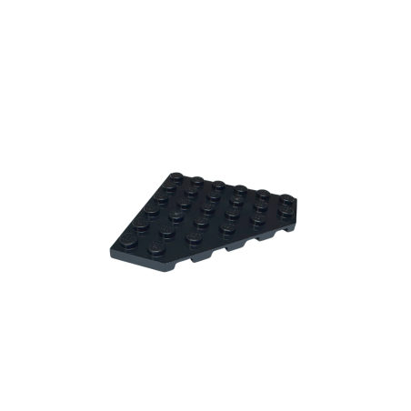 6106 Plate Wedge 6x6 Cut Corner - Black