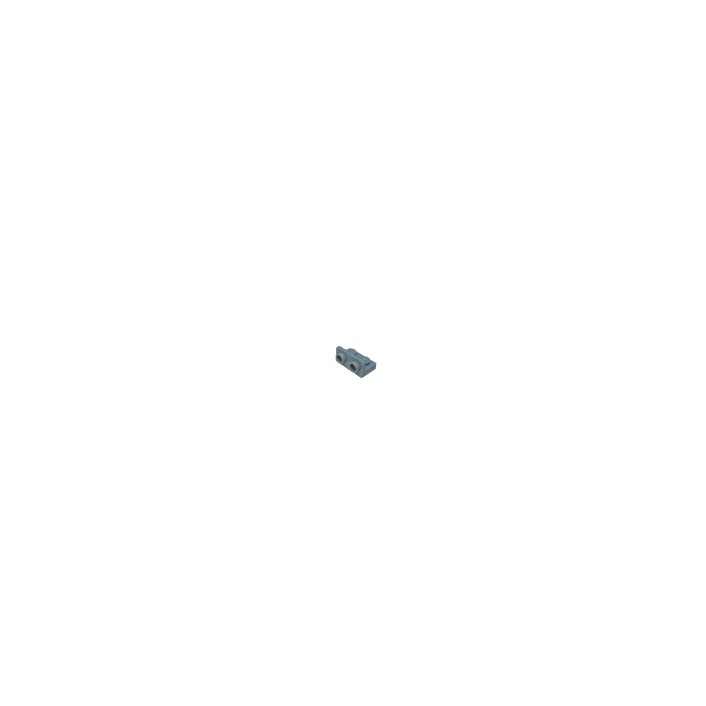 99780 Bracket 1x2 - 1x2 Inverted - Light Bluish Gray